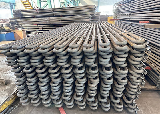 Steam Boiler Superheater Tubes Serpentine Coils Painted Pressure Vessel