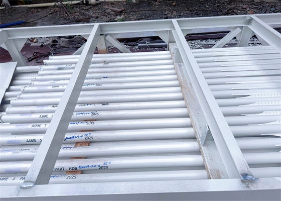 Power Plant Heating Surface Boiler Waterwall Panel ASME Standard Membrane Wall