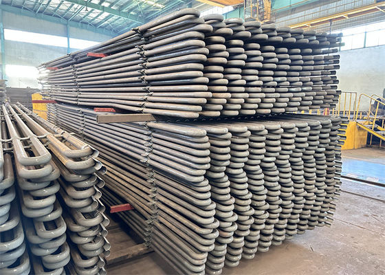 Steam Boiler Superheater Tubes Serpentine Coils Painted Pressure Vessel